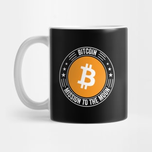 Vintage BitCoin BTC To The Moon Crypto Token Cryptocurrency Wallet Birthday Gift For Men Women Mug